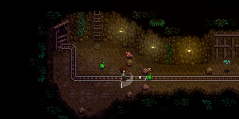 Cảnh khám phá trong Stardew Valley